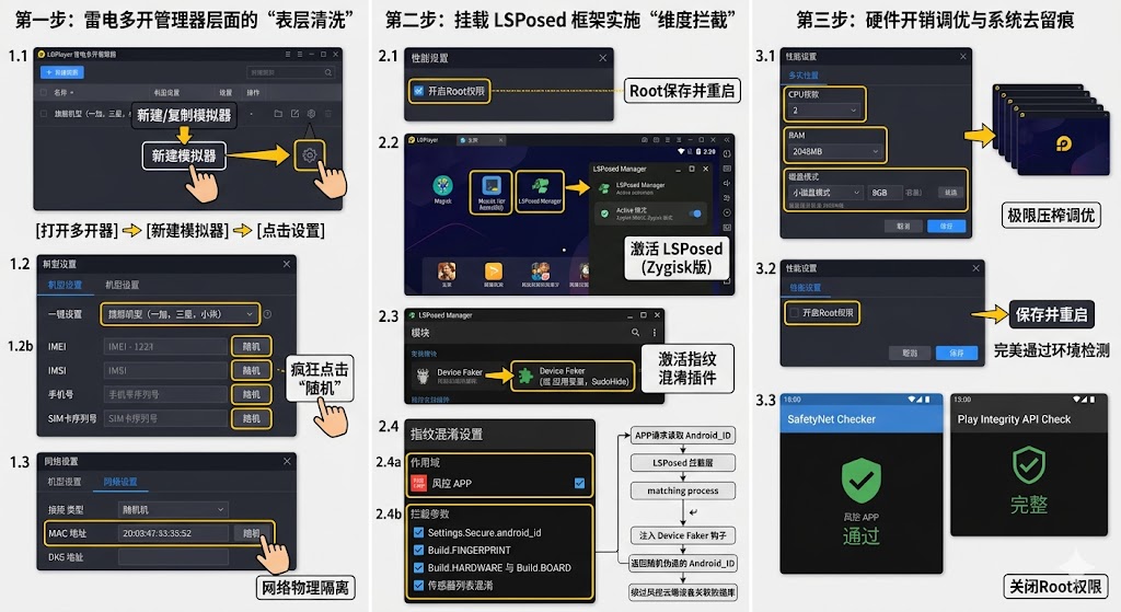 雷电模拟器设备指纹修改