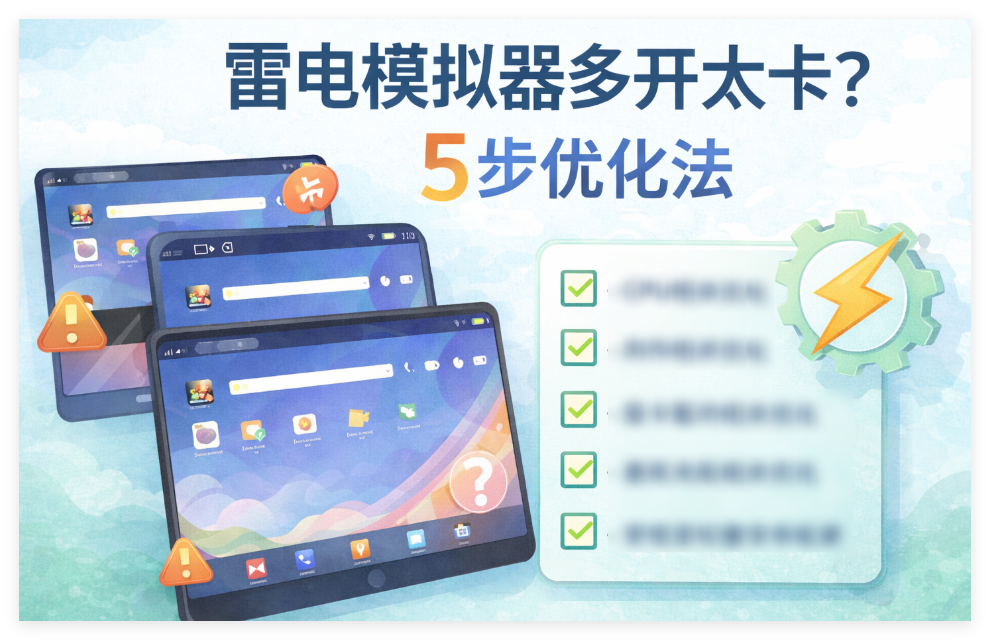 雷电模拟器运行缓慢