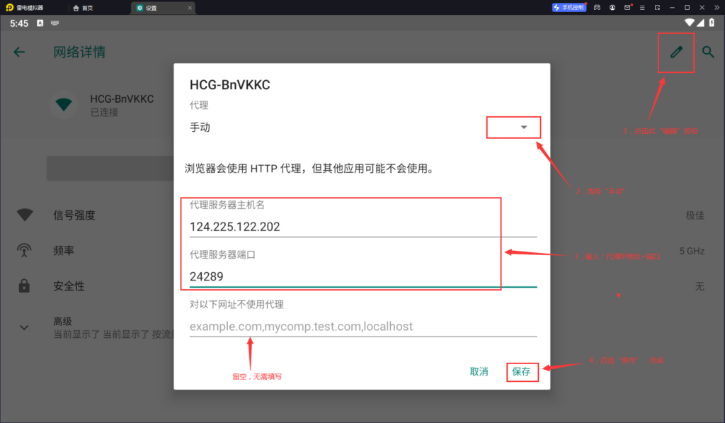 雷电模拟器 IP 隔离