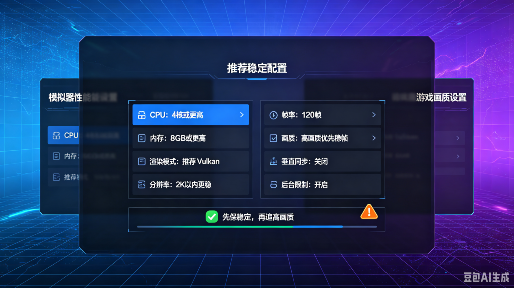雷电模拟器最稳设置